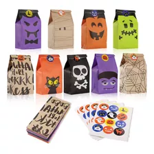 54 Bolsas De Regalo Para Dulces De Halloween, Bolsas De...