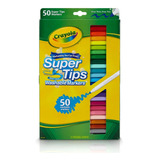 Crayola Marcadores Lavables Super Tips Caja De 50