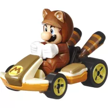 Hot Wheels Mariokart Tanooki Mario Standard Kart