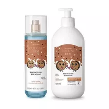 Kit Cuide-se Bem Biscoito Ou Bolacha Hidratante +body Splash