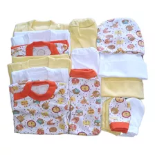 Ajuar De Bebe 0 A 3 Meses Pack 3 Und - Solcolorbaby