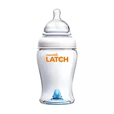 Biberón Munchkin® Latch Sin Bpa, Blanco, 8 Onzas, 1 Paquete