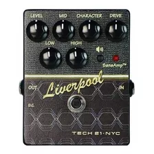 Pedal Preamp-dist. Sansamp Tech 21 Liverpool Distortion V2 Color Marrón Oscuro