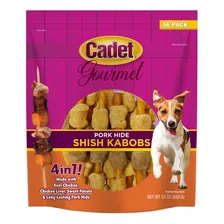 Cadet Gourmet Pork Hide Shish Kabob - Golosinas Para Perros.