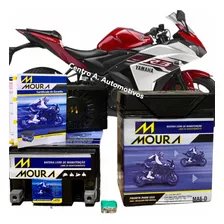 Moura Bateria De Moto Yamaha Yzf R3 Abs 6ah 2016 17 18 19
