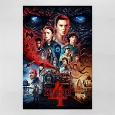 Poster 40x60cm Stranger Things - 4 Temporada - Séries - 96