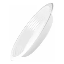 Prato Descartável Plástico Branco 23cm Fundo (1cx) C/500