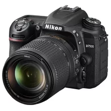 Câmera Nikon D7500 + 18-140mm F/3.5-5.6g Ed Vr + Nf-e **