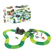 Pista Dino Dinossauro Track Car Infantil Radical Carro 252p