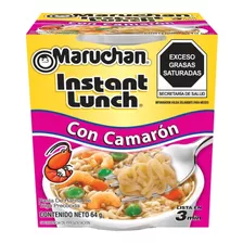 Sopa Instantánea Maruchan Con Camarón 64 Gr