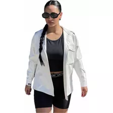 Chaqueta Blazer Las Locas Original Charol Engomado Mujer