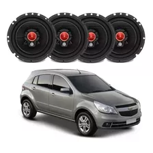 Kit Auto Falante Agile 2009 2010 2011 2012 Bomber 200w Rms