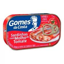 Sardinha Gomes Da Costa Com Molho De Tomate 125g Embalagem C