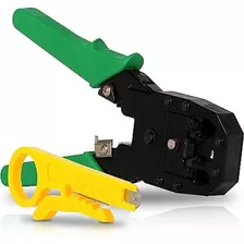 Alicate De Crimpar Le1940 Rj45 Ferramenta Com Decapador Cabo