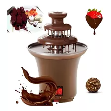 Máquina Cascata Chocolate Quente Fondue Machimelo Derretido