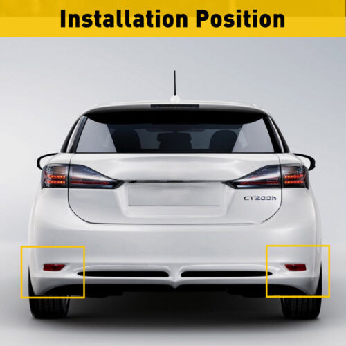 Bumper Reflector Light Cover For Lexus Ct 200h Ct200h \u0026  Aab Foto 7