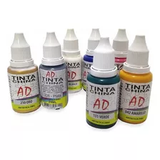 Tinta China Ad Artistica Dibu Colores / Negro Pomo 20 Ml X1