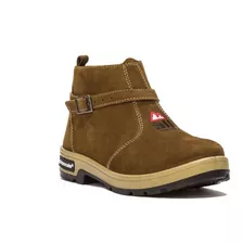 Botina Feminina All Terrain Couro Bota Atr Casual Marrom 