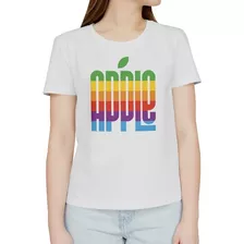 Polera Apple - Mujer - 100% Algodón - Dtf - Laut Store