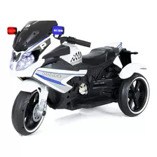 Moto Elétrica Infantil Triciclo Motorizado Policia Voltagem Do Carregador 110v/220v