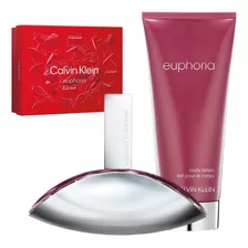 Kit Perfume Feminino Euphoria Calvin Klein Edp E Body Lotion