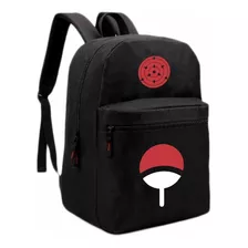 Mochila Escolar Passeio Viagem Naruto Sharingan Clã Uchiha