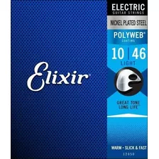 Encordoamento Elixir Para Guitarra 010 Polyweb Super Light