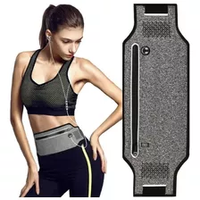 Pochete Esportiva Ajustável Slim Porta Celular Dinheiro Bike