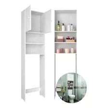 Mueble Multiuso Para Baño Sobre Inodoro Aéreo 2p Mulata