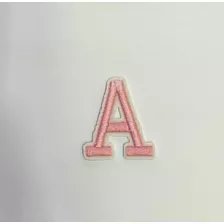 Patch Aplique: Letras Alfabeto A Ate Z - Termocolante Rosa