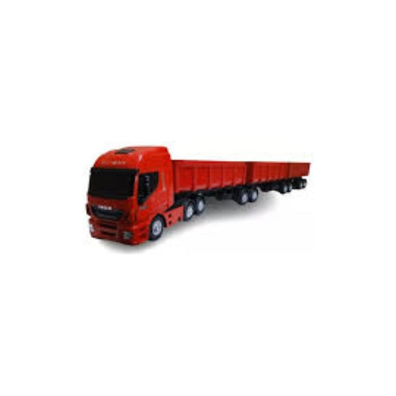 Caminhao Brinquedo Iveco S Way Hi Way Bau Dolly 9 Eixo Carga