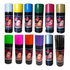 Spray Temporal Tinte Cabello Pintura Lavable Pelo Mechones