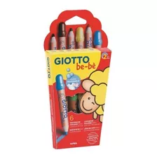 Lápiz Bebé Giotto 6 Colores