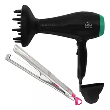 Secador De Cabelo Gama Profissional 2100w Dif Prancha 430ºf