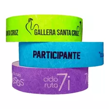 Pulseras De Seguridad De Papel Tyvek Para Eventos, Hoteles