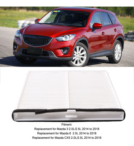 Filtro Aire Cabina Mazda 3 6 Cx5 2.5l 2014/15/16/17/18 Foto 4