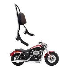 Sissy Bar Fixo Easy Rider Sem Grelha Preto 1200 Custom