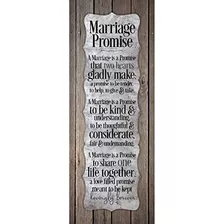 Promesa De Matrimonio Placa De Madera New Horizons