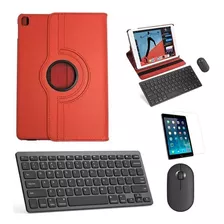 Capa Vermelha, Tecl Mouse Preto, Pel Para Xiaomi Pad 5 11