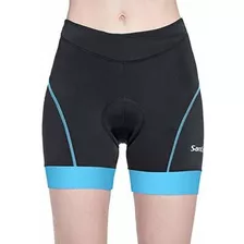 Pantalones Cortos De Ciclismo Para Mujer Santic 4d Gel Elást