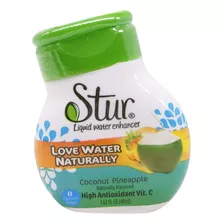 Stur Mezcla De Agua De Coco Y Pia, 1.62 Onzas