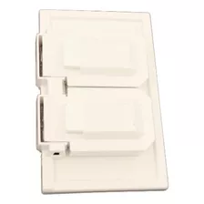 Leviton 4976-w - Funda Para Placa De Pared Para Dispositivo 