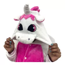 Pijama Entero Unicornio Kigurumi Disfraz Peluche Plush 