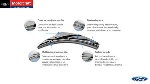 Pluma Wiper Trasera Limpiabrisas Ford Escape 2014 Original Foto 2