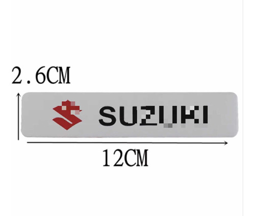 Emblema Aluminio Adhesivo Compatible Con Suzuki Swift Jimny Foto 4