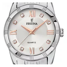 Relógio Festina Feminino Aço Prateado