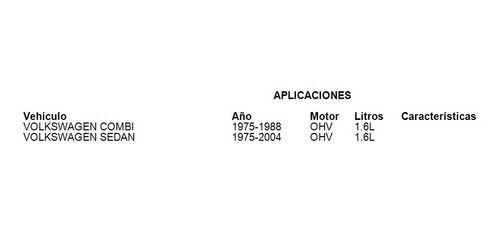 Volante Motor Volkswagen Sedan 1982 1.6l Oep Foto 6