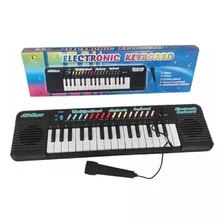 Teclado Eletrônico Infantil C/ Microfone Brinquedo Piano