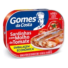 Sardinha Com Molho De Tomate Gomes Da Costa Lata 165g Embalagem Econômica