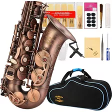 Saxofon Kit De 11 Piezas Color Cobre Marca Glory